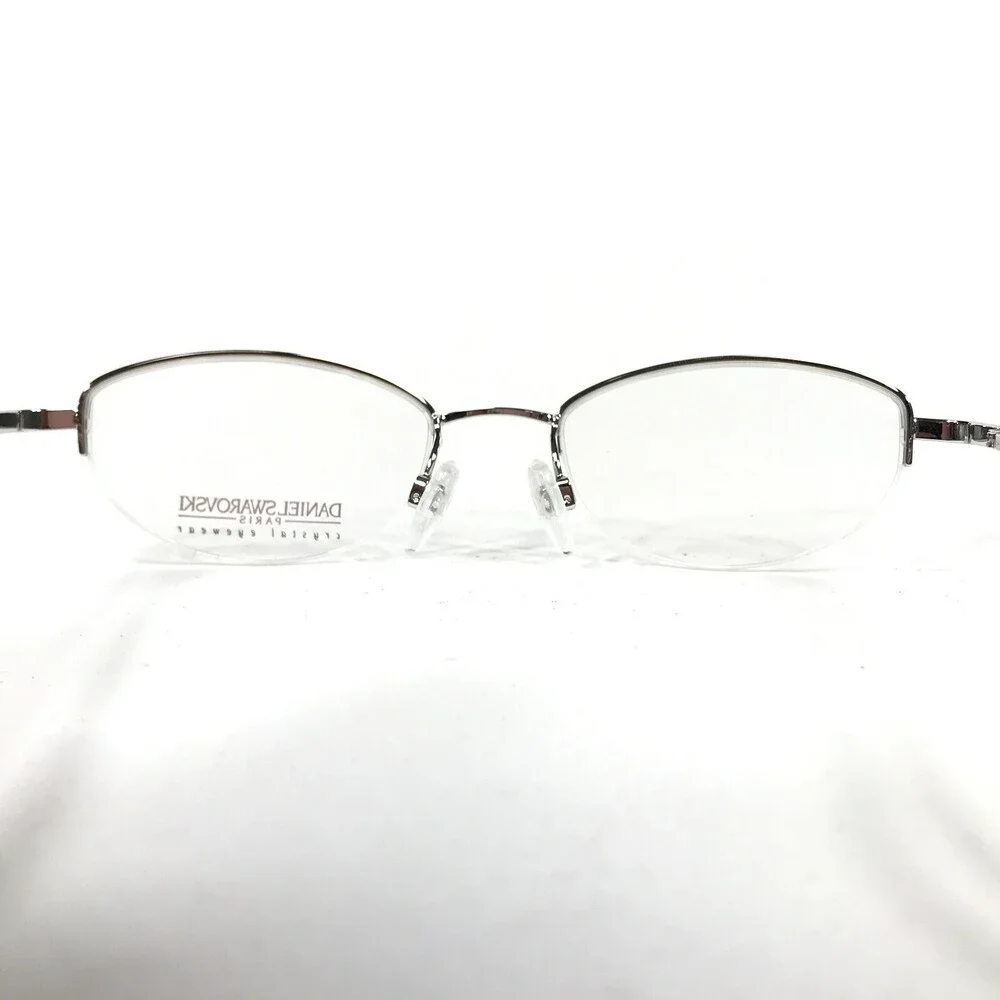 Daniel Swarovski Eyeglasses Frames 5122 700 6050 Silver Gold Plated 49-19-125